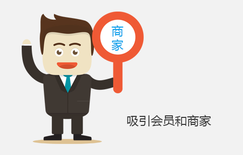 吸引會員和商家
